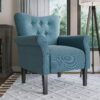 BELLEZE Accent Chair Armchair for Living Room - Allston (Baby Blue)