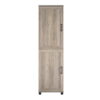 RealRooms Tindall 2 Door Kitchen Pantry Cabinet, Gray Oak
