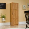 Sauder Storage Cabinet, Highland Oak Finish