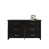 Mainstays Hillside 6-Drawer Dresser, Blackwood Finish