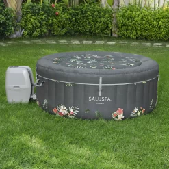 Bestway 60062E-BW Aruba 3 Person Portable Inflatable Round Air Jet Hot Tub