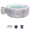 Bestway Cancun SaluSpa 4 Person Inflatable Round Hot Tub with 120 AirJets
