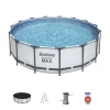 Bestway Steel Pro MAX 15' x 48" Round Above Ground Swimming Pool Set