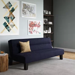 DHP Kebo Futon with Microfiber Cover, Blue
