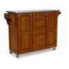 Homestyles Create-a-Cart Brown Kitchen Cart