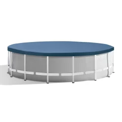 Intex 15ft x 48in Prism Above Ground Swimming Pool Set with Ladder and Cover