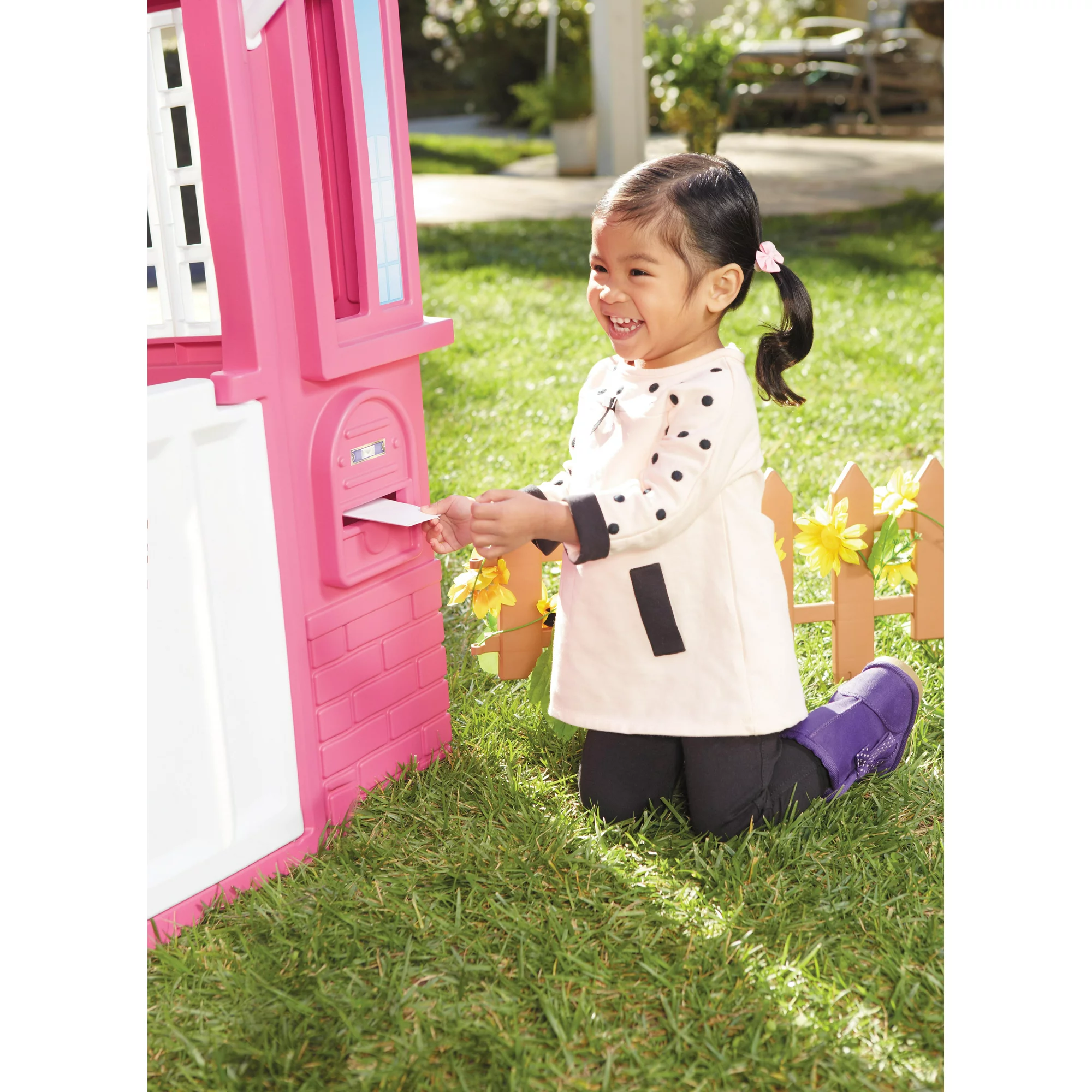 Little Tikes Cape Cottage House, Pink - Pretend Playhouse for Girls Boys  Kids 2-8 Years Old