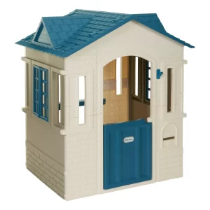 Little Tikes Cape Cottage Pretend Playhouse for Kids, Indoor Outdoor, with Working Door and Windows, for Toddlers Ages 2+ Years, Blue