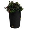 Good Ideas IMP-L50-BLK Impressions Palm 50 Gal. Palm Black Rain Barrel
