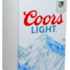 Coors Light Compact Fridge with Bottle Opener, 90 L/ 95 Quart 3.2 Cubic Foot for Snacks, Beverages, Juice, Beer, Den, Dorm, Office, Games Room, or RV