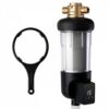 ISPRING WSP500ARJ WSP500ARJ Spin-Down Sediment Water Filter, Jumbo Size, Large Capacity, Reusable with Touch-Screen Auto Flushing Module