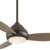 Minkaaire Concept I 44 Led Concept I 44" 3 Blade Led Indoor Ceiling Fan - Bronze
