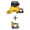 DEWALT DWFP1KITW917 6 Gal. 165 PSI Heavy-Duty Electric Pancake Air Compressor, 18-Gauge Brad Nailer and 16-Gauge 2-1/2 in. Nailer