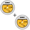 DEWALT DWAFV31260W31260 FLEXVOLT 12 in. 60-Teeth Carbide-Tipped Miter Saw Blade (2-Pack)