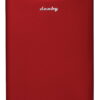 Danby DAR044A6LDB 4.4 Cu. Ft. (124 L) Capacity Retro Mini All-Refrigerator in Metallic Red Featuring Danby’s patented design and Energy Star Compliant