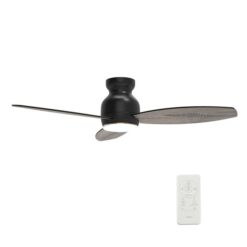 Trento 52-inch Smart Ceiling Fan with Remote, Light Kit Included, Works with Google Assistant, Amazon Alexa, and Siri Shortcuts.