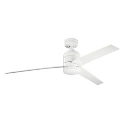 Kichler 300146WH Arkwright 78 in. Indoor Ceiling Fan Base/Motor Only - White - Energy Star