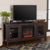 Walker Edison Fireplace TV Stand for TVs up to 60", Espresso