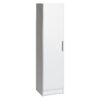 Prepac 2-Shelf Narrow Cabinet, White