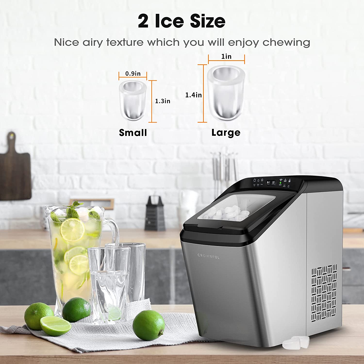 Crownful 4 Ice Cups Accessory for Shaved Ice Machine
