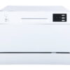 Sunpentown Delay Start & LED DIsplay Countertop Dishwasher, 2220 Series, White