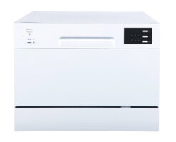 Sunpentown Delay Start & LED DIsplay Countertop Dishwasher, 2220 Series, White