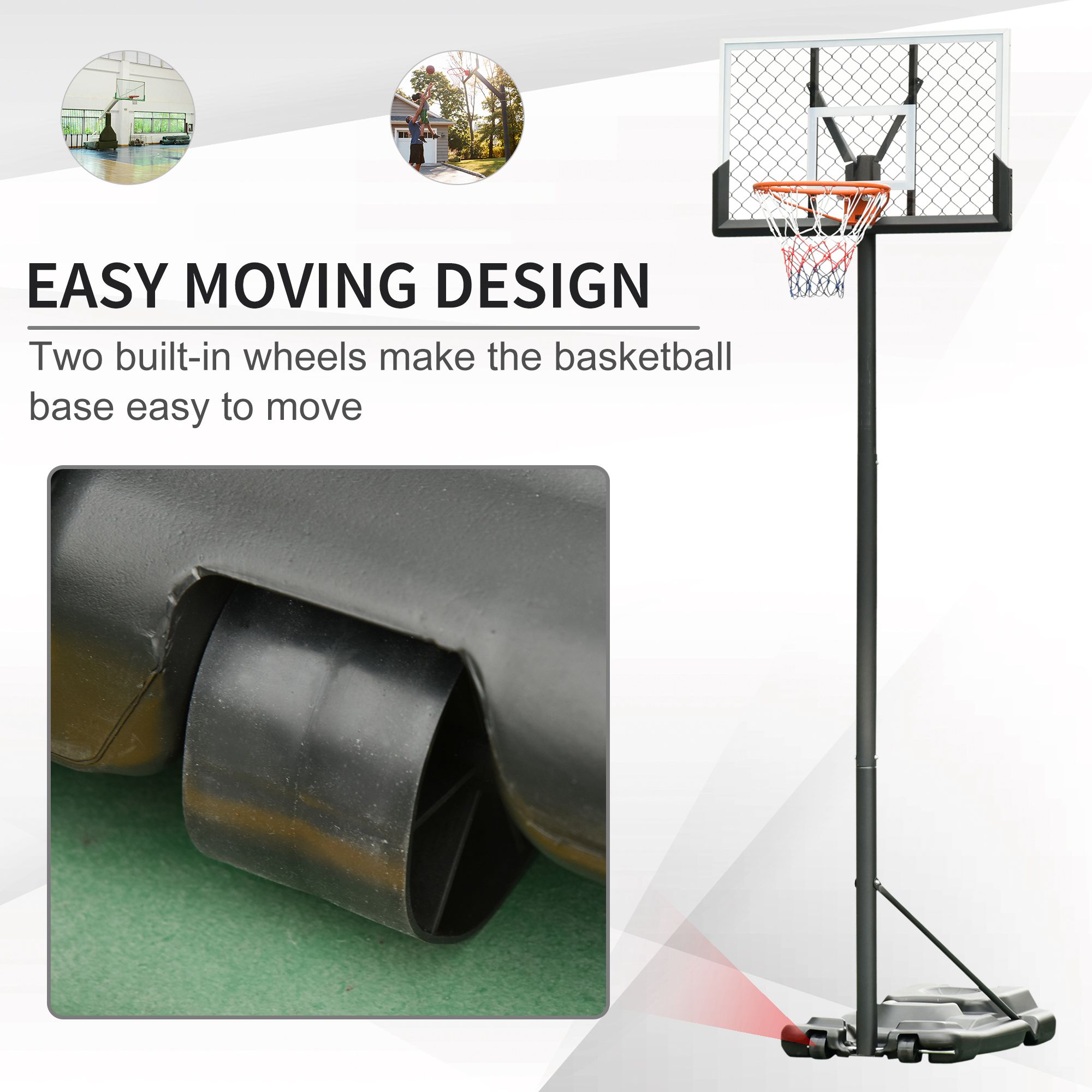 Wall-Mount Basketball Hoops Height Adjustable Indoor Basketball Hoop  Collapsible Toy Sports Products For Activity Room Garage - AliExpress