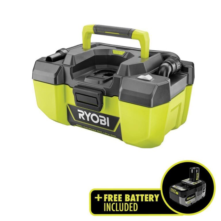 RYOBI P3240PBP004 ONE+ 18V 3 Gal. Project Wet/Dry Vacuum with FREE 4.0