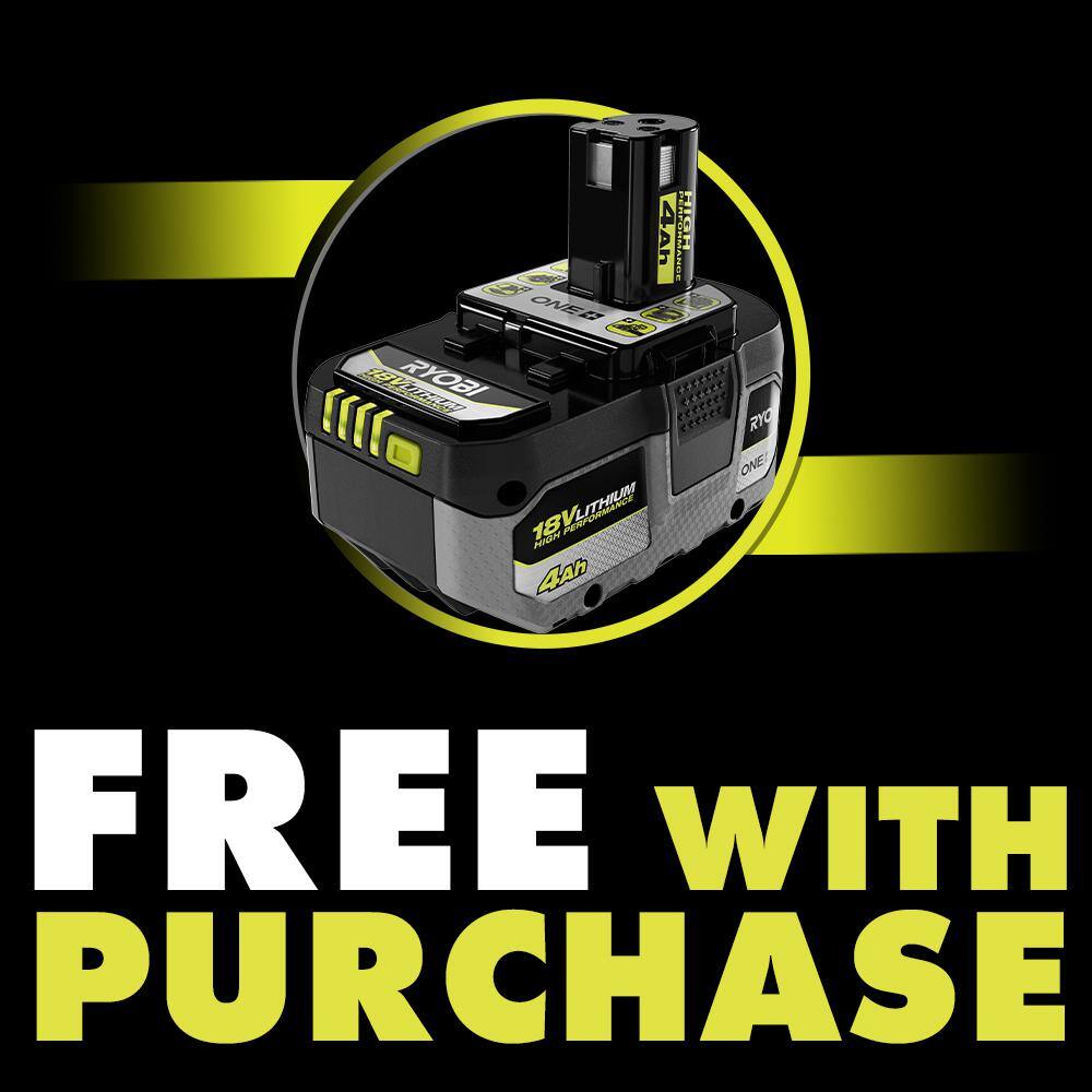 RYOBI P3240PBP004 ONE+ 18V 3 Gal. Project Wet/Dry Vacuum with FREE 4.0