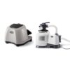 Intex 26667EG + 26647EG Saltwater System and Sand Filter Pump Set for Above Ground Swimming Pool
