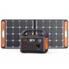 Jackery SG290_100 200-Watt Continuous/400-Watt Peak Push Button Start Solar Generator 290 with 1-Solar Panel 100-Watt for Outdoors