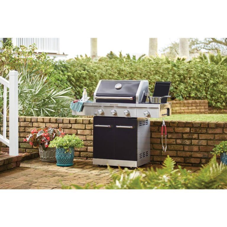 KitchenAid 7200953 3Burner Propane Gas Grill in Black with Ceramic