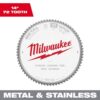 Milwaukee 48-40-4505 14 in. x 72 Carbide Teeth Metal & Stainless Cutting Circular Saw Blade