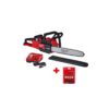 Milwaukee 2727-21HD-49-16-2715 M18 FUEL 16 in. 18-Volt Lithium-Ion Brushless Battery Chainsaw Kit with 12.0Ah , 16 in. Hand Chainsaw