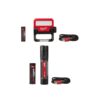 Milwaukee 2114-21-2160-21 550 Lumens LED REDLITHIUM USB Pivoting Flood Light & 800 Lumens LED USB Rechargeable HP Fixed Focus Flashlight