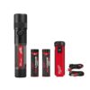 Milwaukee 2161-21-48-59-2013 1100 Lumens LED USB Rechargeable Twist Focus Flashlight with REDLITHIUM USB Charger and Portable Power Source Kit