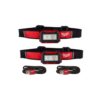 Milwaukee 2012R-2012R 450 Lumens Internal Rechargeable Magnetic Headlamp and Task Light (2-Pack)