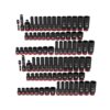 Milwaukee 49-66-7009-49-66-7009 SHOCKWAVE 3/8 in. Drive SAE and Metric 6 Point Impact Socket Set (86-Piece)