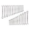 Milwaukee 48-22-9516-48-22-9416 Ratcheting Combination SAE and Metric Wrench Mechanics Tool Set (30-Piece)