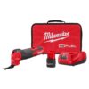 Milwaukee 2526-21HO M12 FUEL 12V Lithium-Ion Cordless Oscillating Multi-Tool Kit w/High Output 2.5 Ah Battery, Charger, Accessories & Bag