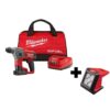 Milwaukee 2416-21XC-2364-20 M12 FUEL 12V Lithium-Ion Brushless Cordless 5/8 in. SDS-Plus Rotary Hammer Kit with M12 LED Flood Light