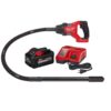Milwaukee 2910-20-48-59-1880 M18 FUEL 18-Volt Lithium-Ion Brushless Cordless 4 ft. Concrete Pencil Vibrator with 8.0 Ah Starter Kit