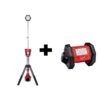 Milwaukee 2131-20-2361-20 M18 18-Volt Lithium-Ion Cordless Rocket Dual Power Tower Light with M18 LED Flood Light