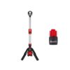 Milwaukee 2132-20-48-11-2425 M12 12V Lithium-Ion Cordless 1400 Lumen ROCKET LED Stand Work Light w/High Output 2.5 Ah Battery