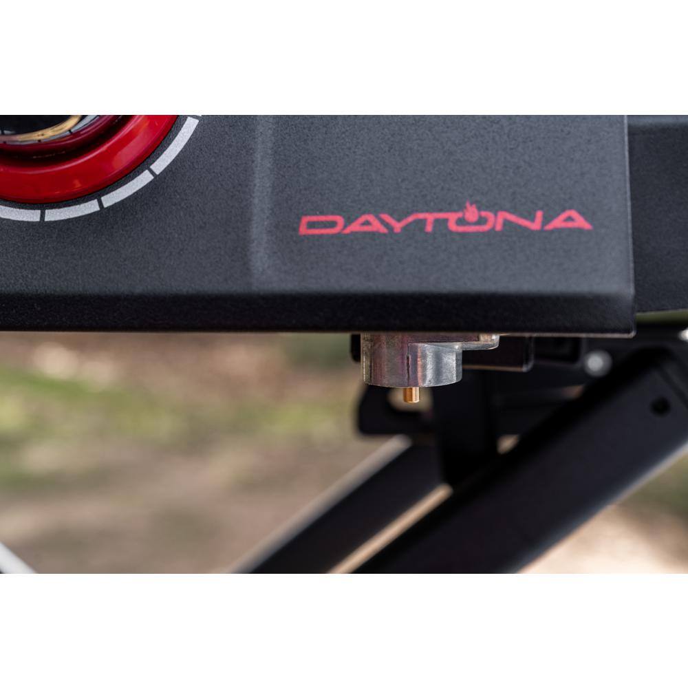 Daytona 2-Burner Propane Gas Griddle with Foldable Cart
