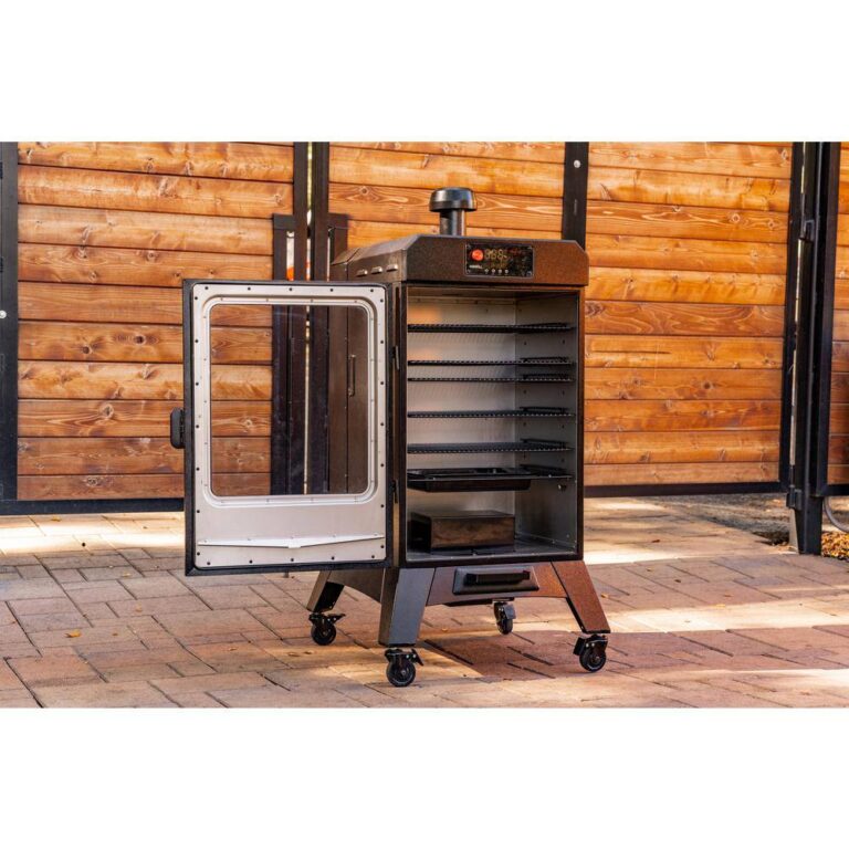 Nexgrill 9100013 Oakford 1400 Pellet Grill Vertical Smoker in Black