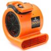 Dryser JAN-DRY-3200 1/2 HP 9.5 in. 2 Speed Blower Fan Air Mover in Orange