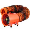 VEVOR 12C5MGDGYFJ000001V1 Utility Blower Fan 12 in. 520 Watt 2295 CFM High Velocity Ventilator with 16 ft. Duct Hose for Fume Exhausting