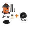 RIDGID HD1200B 12 Gallon 5.0 Peak HP NXT Wet/Dry Shop Vacuum with Filter, Hose, Accessories and Additional 20 ft. Tug-A-Long Hose