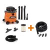 RIDGID HD1600D 16 Gallon 6.5 Peak HP NXT Wet/Dry Shop Vacuum with Detachable Blower, Filter, 7 ft Hose, 20 ft Hose and Accessories
